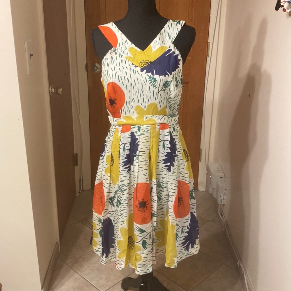 Anthropologie Floral Dress size 4